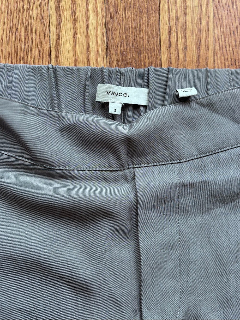 Vince Pleated Steal Gray Trousers - Picture 11 of 11